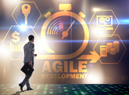 Concept of agile software developmentの写真素材