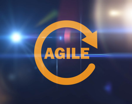 Concept of agile software developmentの写真素材