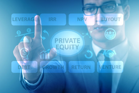 Private equity investment business conceptの写真素材