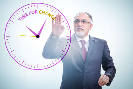 Concept of organisational change and transfomation with businessの写真素材