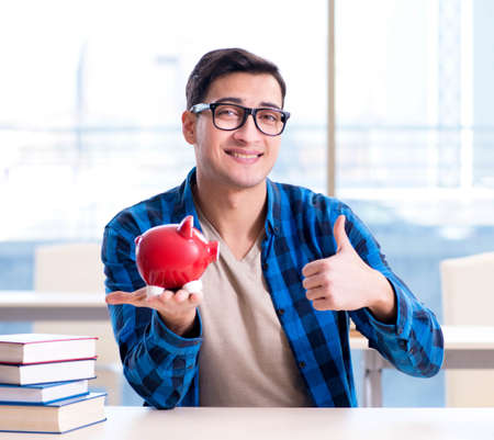 Concept of affordable textbooks and cost of educationの写真素材