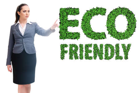 Eco friendly illustration in ecology conceptの写真素材
