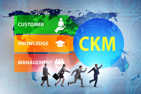 Customer knowledge management business conceptの写真素材