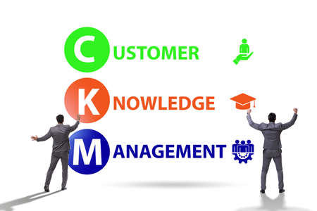 Customer knowledge management business conceptの写真素材