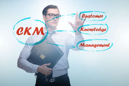 Customer knowledge management marketing conceptの写真素材
