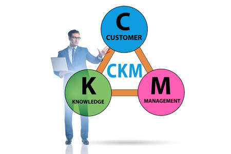 Customer knowledge management business conceptの写真素材