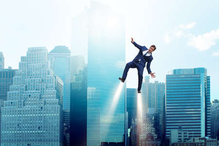 Businessman in career and start-up conceptの写真素材