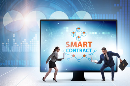 Smart contracts as illustration of blockchain technology