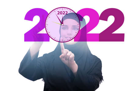 Concept of new year of 2022の写真素材