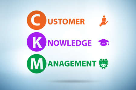 Customer knowledge management business conceptの写真素材