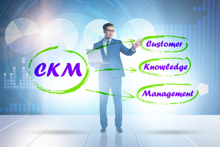Customer knowledge management business conceptの写真素材