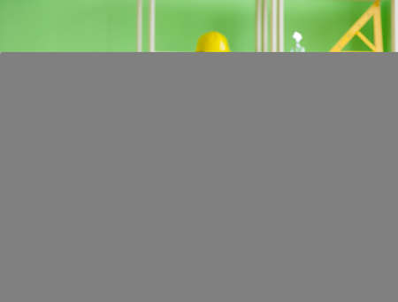 Man architect working on the projectの写真素材