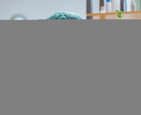 Biotechnology scientist working in the lab