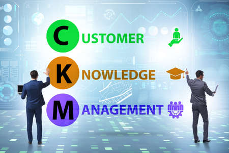 Customer knowledge management business conceptの写真素材
