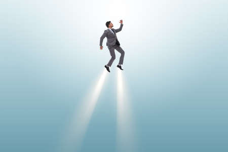 Businessman in career and start-up conceptの写真素材