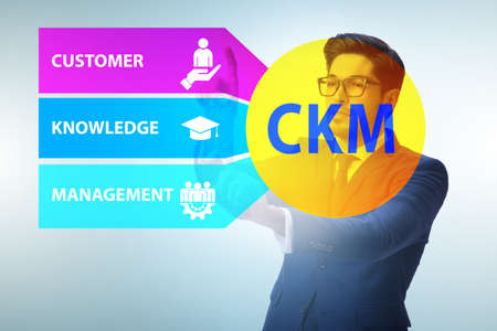 Customer knowledge management marketing conceptの写真素材