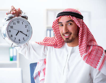 Arab businessman working in the officeの写真素材