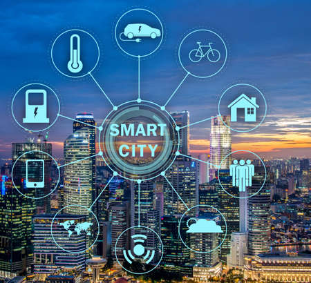 Concept of smart city and internet of things