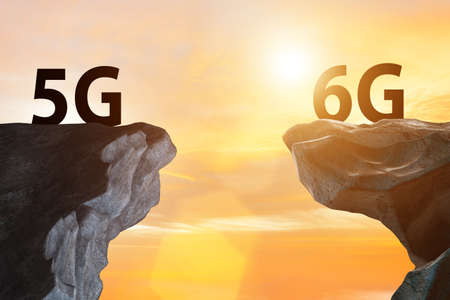 Concept of moving from 5g technology to 6g