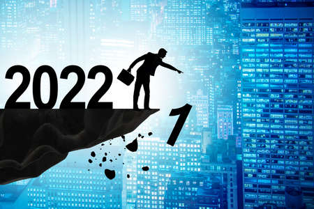 Concept of transition from 2021 to 2022