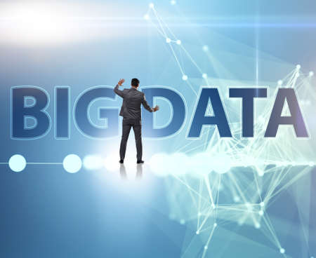 The big data concept with data mining analyst