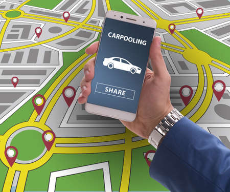 Concept of car ordering online