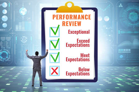 Employee annual performance review conceptの写真素材