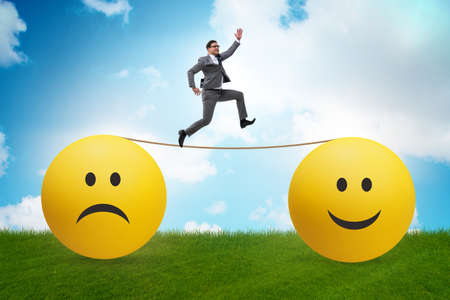 Service quality improvement concept with businessmanの写真素材