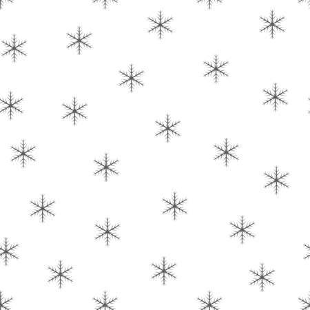 Winter Seamless Snowflake Pattern. Vector Snowflakes seamless.のイラスト素材