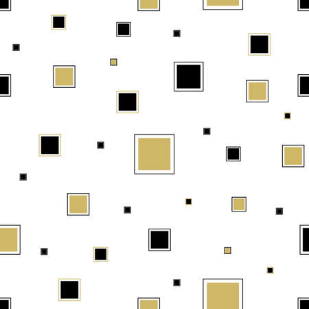 Seamless Squares Pattern. Abstract vector backgroundのイラスト素材