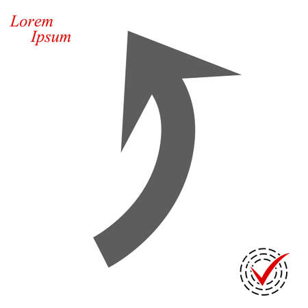 Arrow icon going up for your web site design, app, UI vector illustration.のイラスト素材