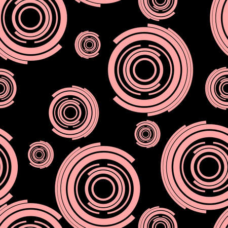 Seamless circles pattern background. vector illustrationのイラスト素材