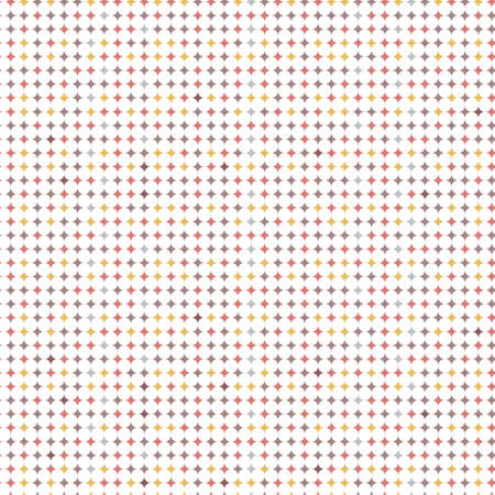 Seamless geometric vector pattern. Modern ornament with colorful stars. abstract pattern.vのイラスト素材