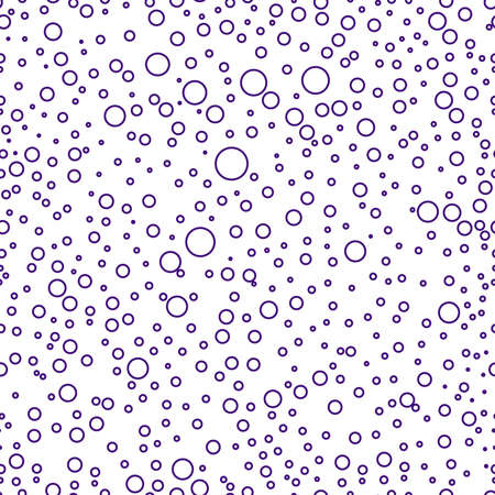 Circles seamless pattern. Modern stylish texture. Repeating or looping abstract trendy outline circles background. Vector Illustration.のイラスト素材