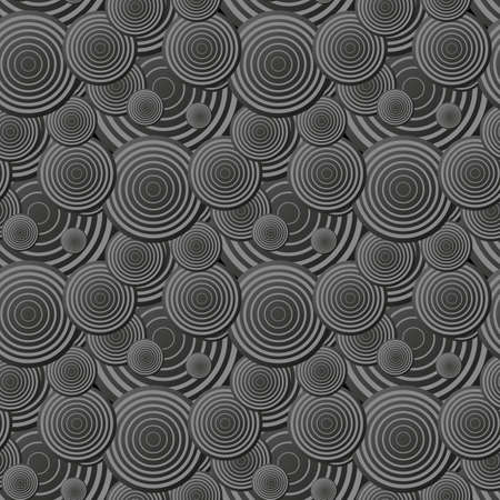 Circle seamless pattern. Seamless circle vector illustration background. Repeating geometric tiles.のイラスト素材