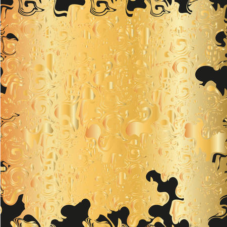 Gold Grunge background. Beautiful gold abstract vector illustration.のイラスト素材