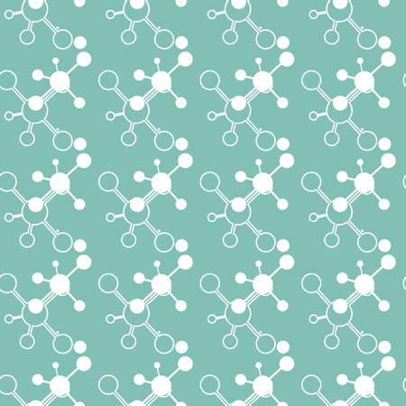 Simple abstract pattern. Vector seamless pattern with crystal lattice. Molecul seamless eps10のイラスト素材
