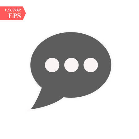 chat icon illustration isolated vector sign symbol eps10のイラスト素材