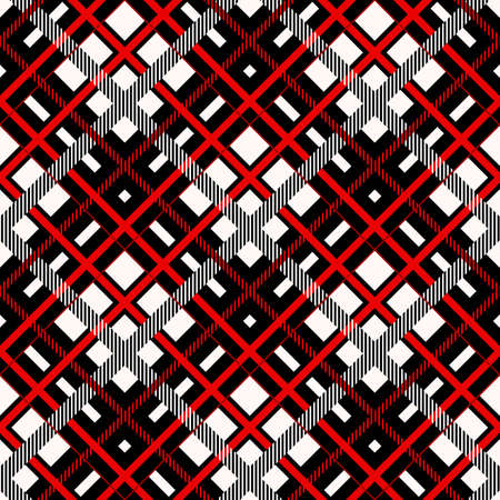 Tartan,plaid pattern vector background.Folk Retro.Tartan pattern.Fashion illustration,vector Wallpaper.Christmas,new year decor.Traditional red,black,green scottish vector,Christmas tartan ornamentのイラスト素材