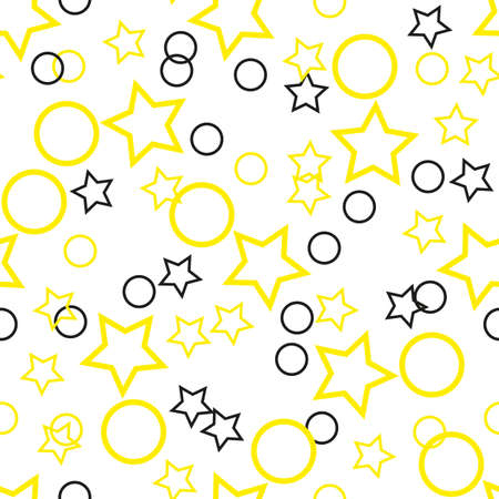 seamless dots modern pattern. white background geometry circle color seamless fabric sample. geometric pattern swatch vector illustrationのイラスト素材