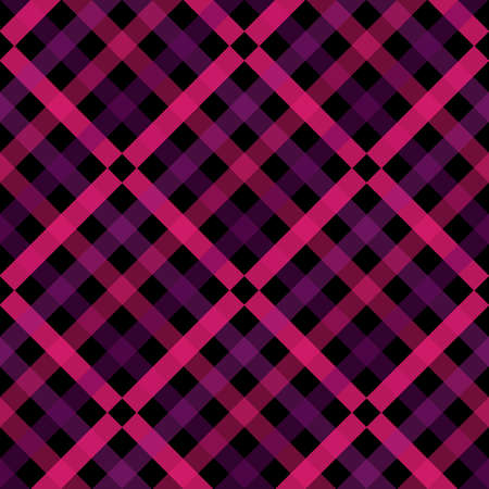Seamless plaid pattern background on black. illustrationのイラスト素材