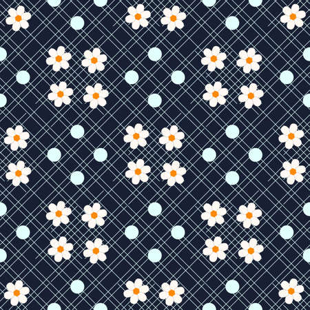 Beautiful ditsy floral seamless background. Seamless vector texture. for fashion prints eps 10のイラスト素材