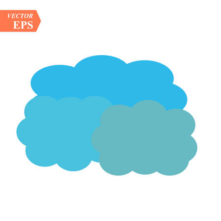 Vector cloud icon. cloud for web site, poster, placard and wallpaper. Creative modern concept. eps10のイラスト素材