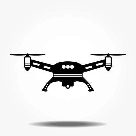 Drone aerial camera icon graphic design logo illustrationのイラスト素材