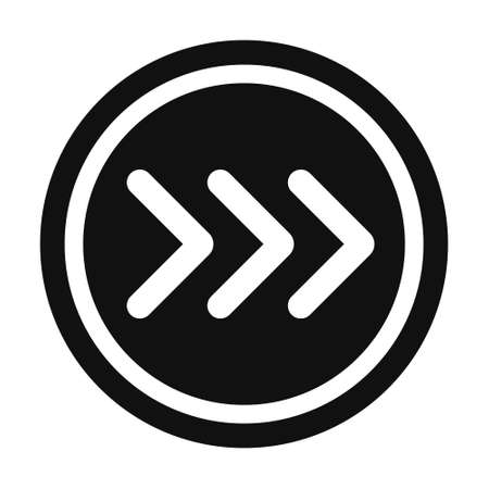 Arrow Right vector icon isolated on background. Trendy sweet symbol. Pixel perfect. illustration