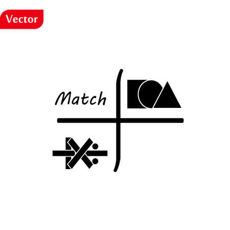 Math mathematics icon set on white background.のイラスト素材