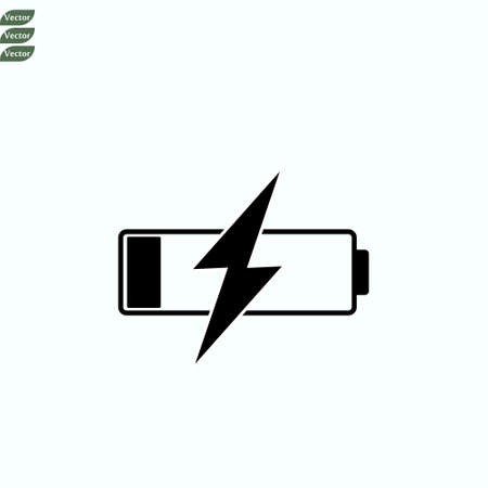 Battery icon vector illustration template logo designのイラスト素材