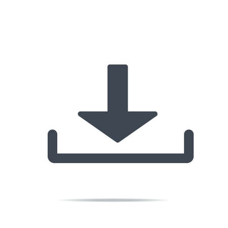 Download vector icon, install symbol. Modern, simple flat vector illustration for web site or mobile app eps 10のイラスト素材