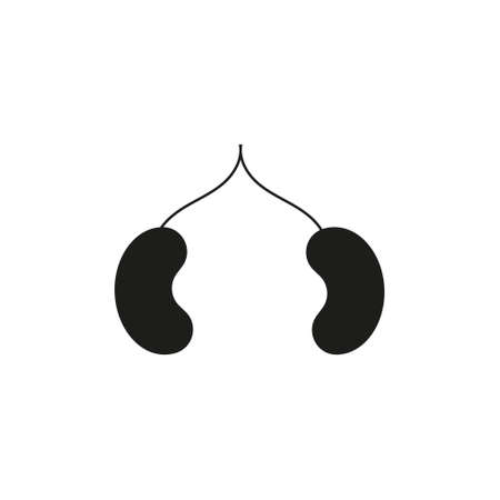kidneys vector icon simple element illustration can be use for mobile and webのイラスト素材