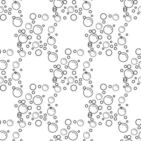 soap bubble seamless pattern vector soda pop water bath duck rubber cartoon illustration shower repeat wallpaper tile background scarf isolatedのイラスト素材